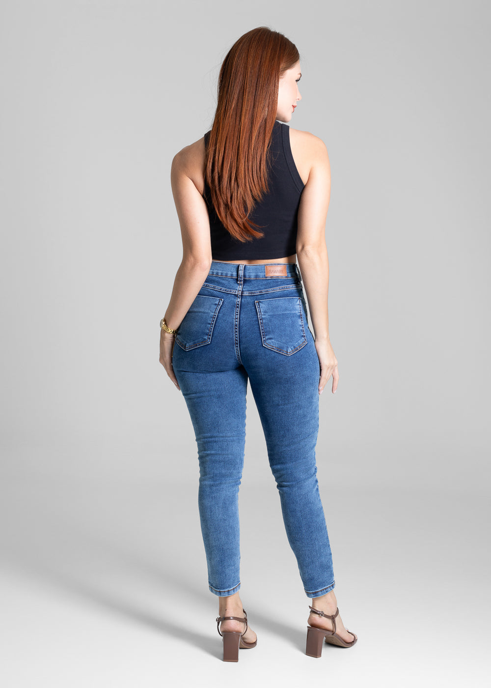 Calça Jeans Sawary Cigarrete - 281615 AZUL