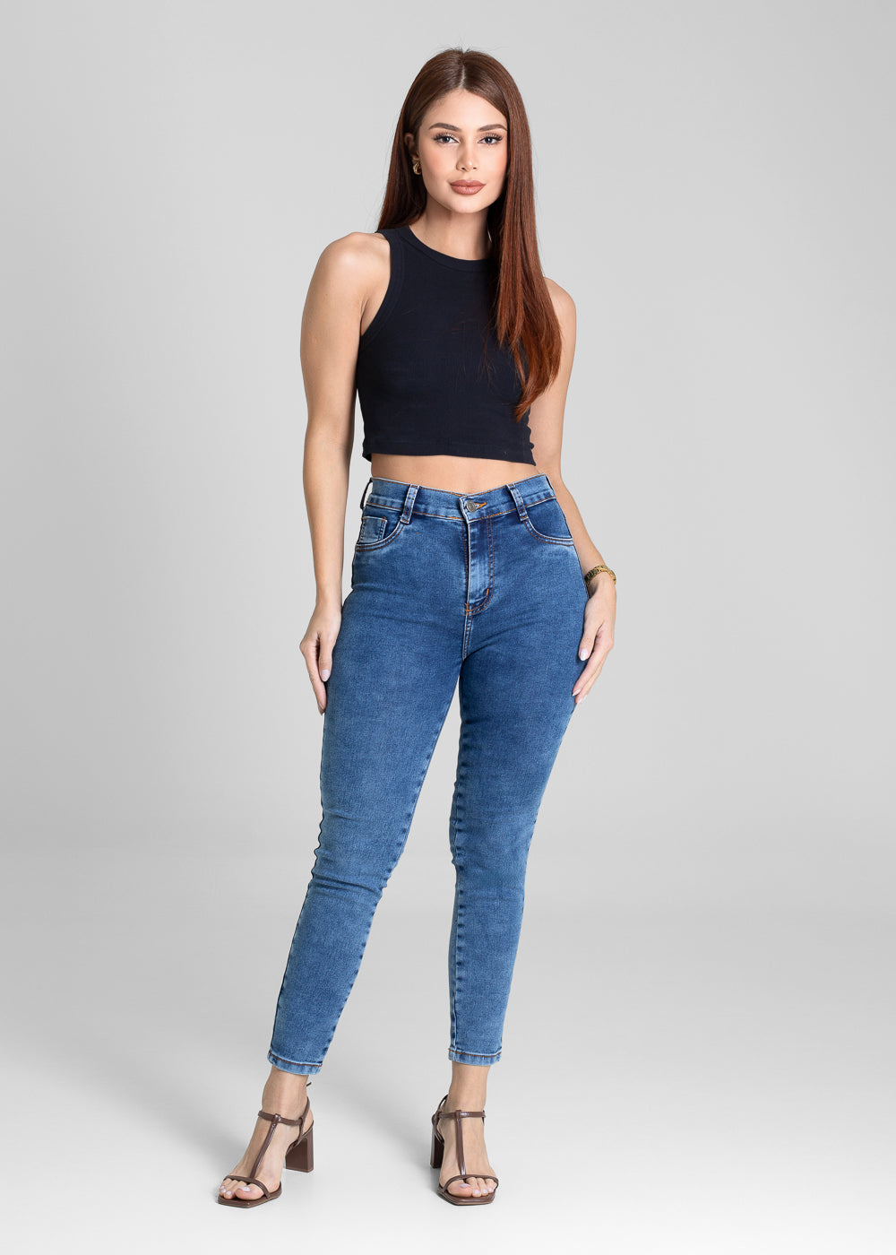 Calça Jeans Sawary Cigarrete - 281615 AZUL