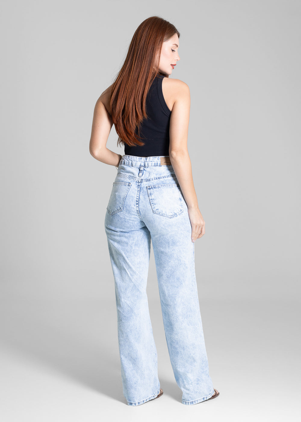 Calça Jeans Sawary Wide Leg - 281631 AZUL