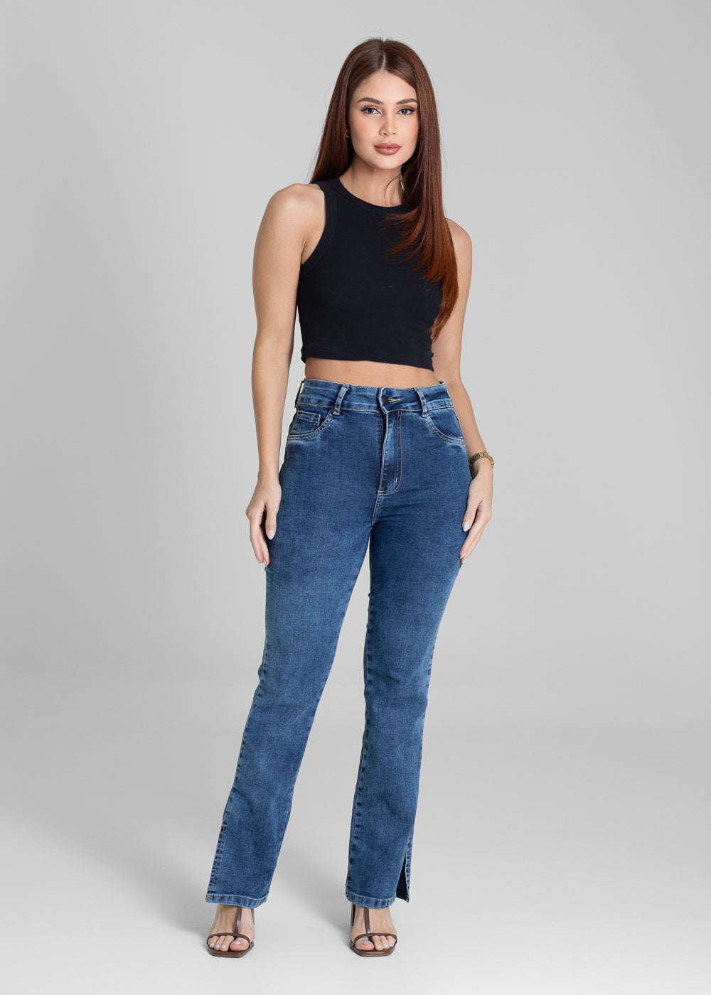 Calça Jeans Sawary Reta - 281640 AZUL