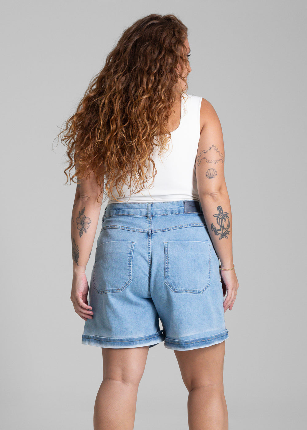 Shorts Jeans Sawary Plus Size - 281644 AZUL