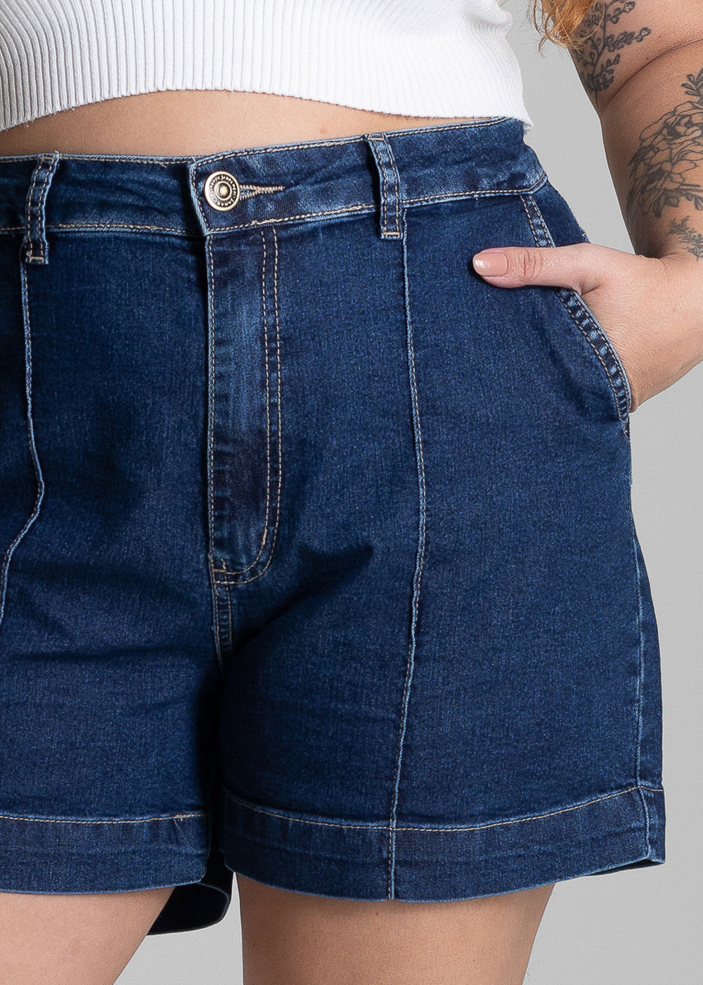 Shorts Jeans Sawary Plus Size - 281646 AZUL