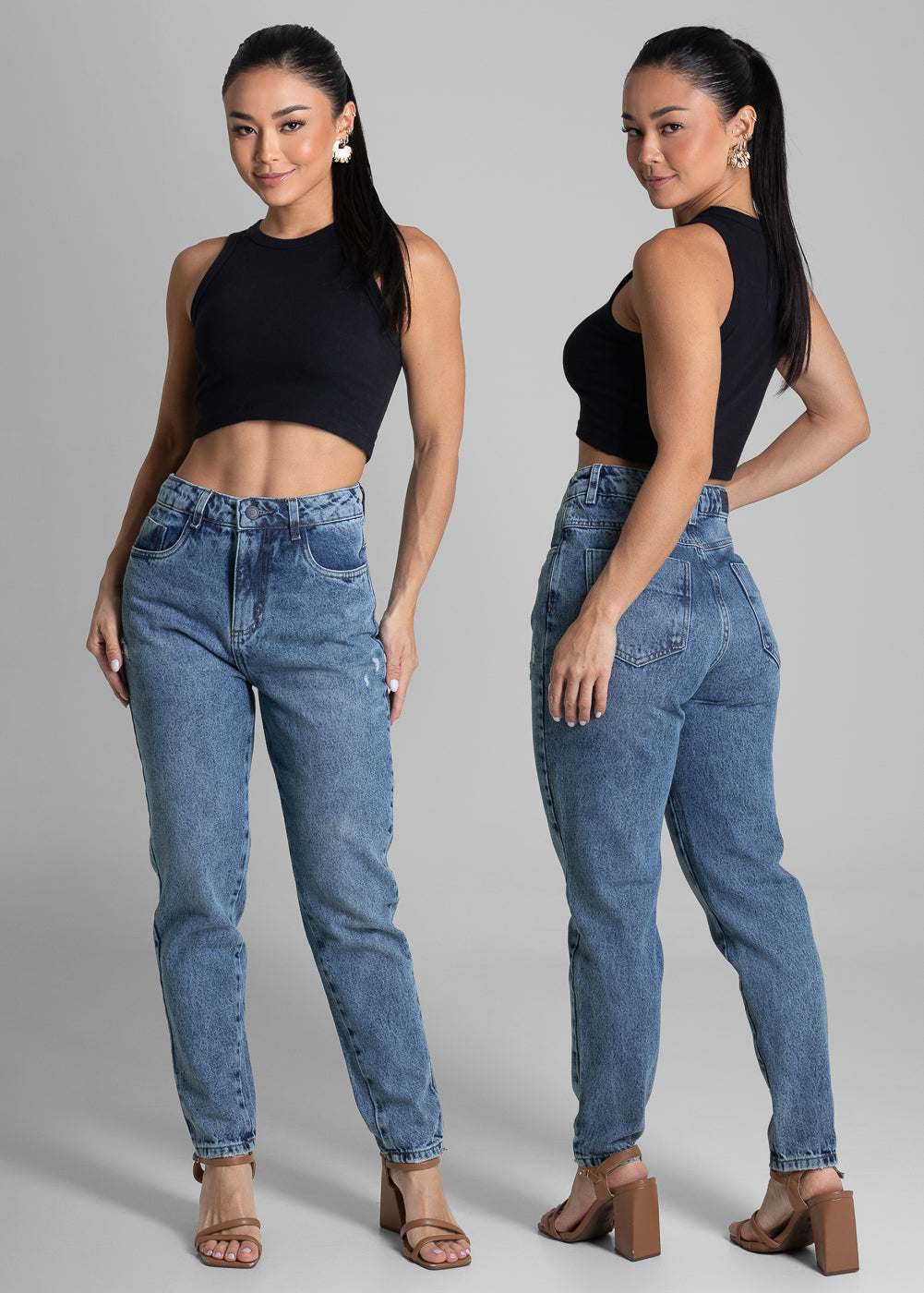 Calça Jeans Sawary Mom - 281659 AZUL