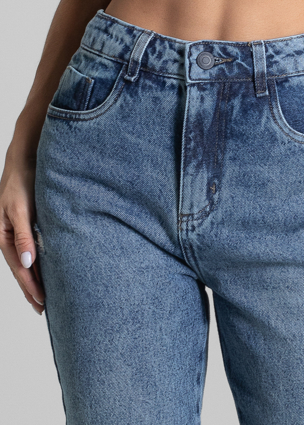 Calça Jeans Sawary Mom - 281659 AZUL