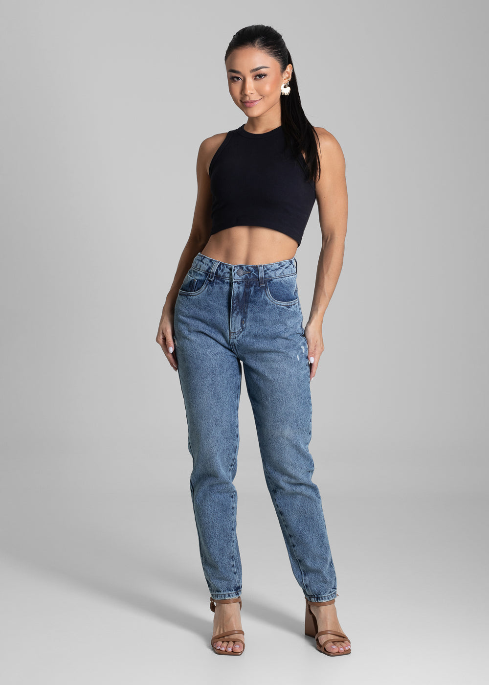 Calça Jeans Sawary Mom - 281659 AZUL