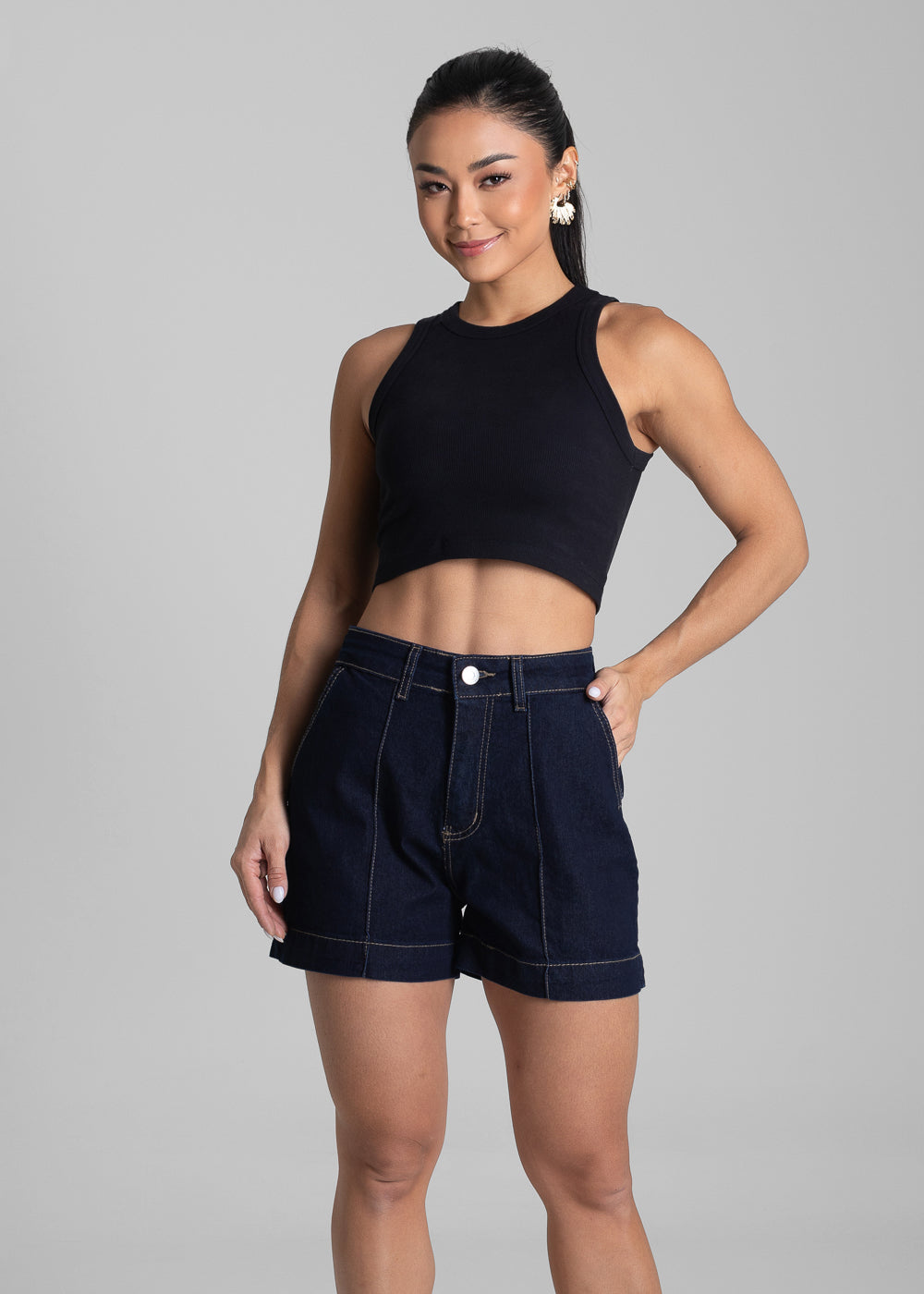 Shorts Jeans Sawary - 281660 AZUL