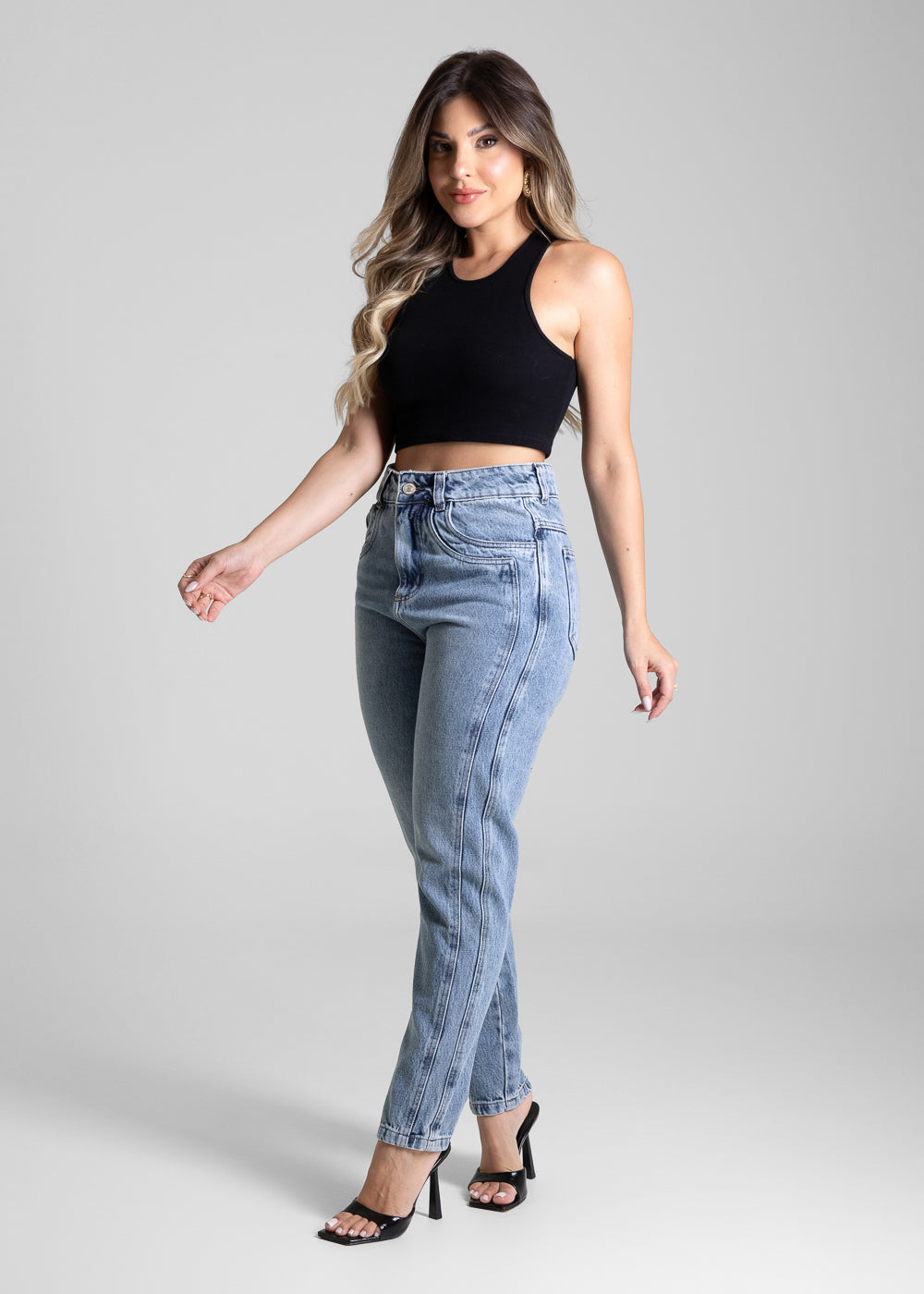 Calça Jeans Sawary Mom - 281662 AZUL