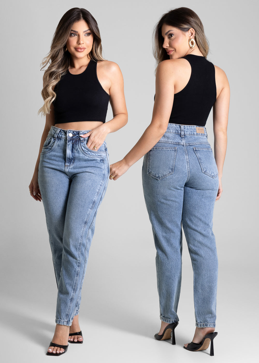 Calça Jeans Sawary Mom - 281662 AZUL