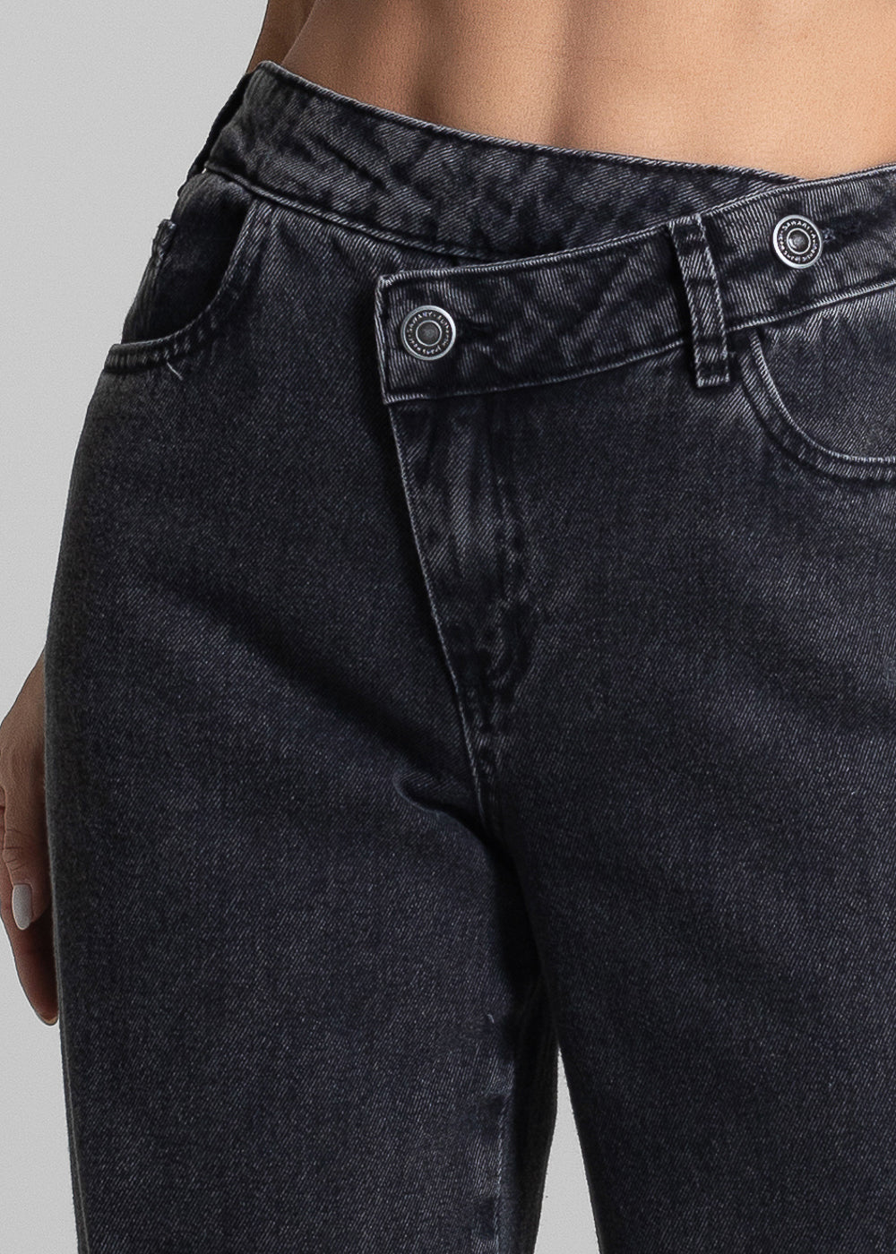 Calça Jeans Sawary Wide Leg - 281665 PRETO