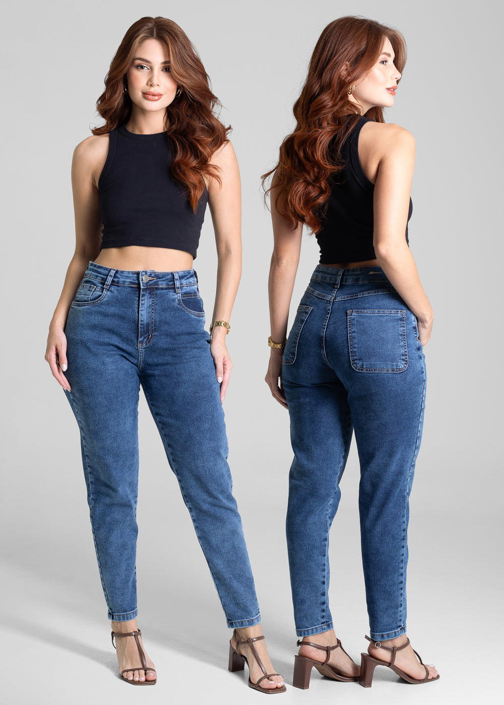 Calça Jeans Sawary Mom - 281667 AZUL