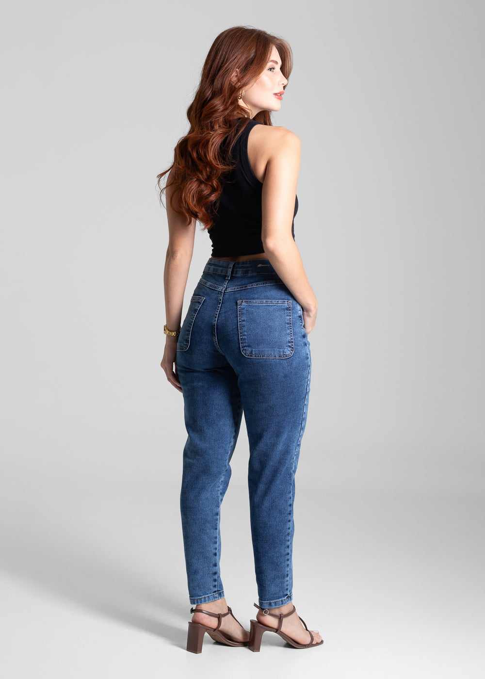 Calça Jeans Sawary Mom - 281667 AZUL