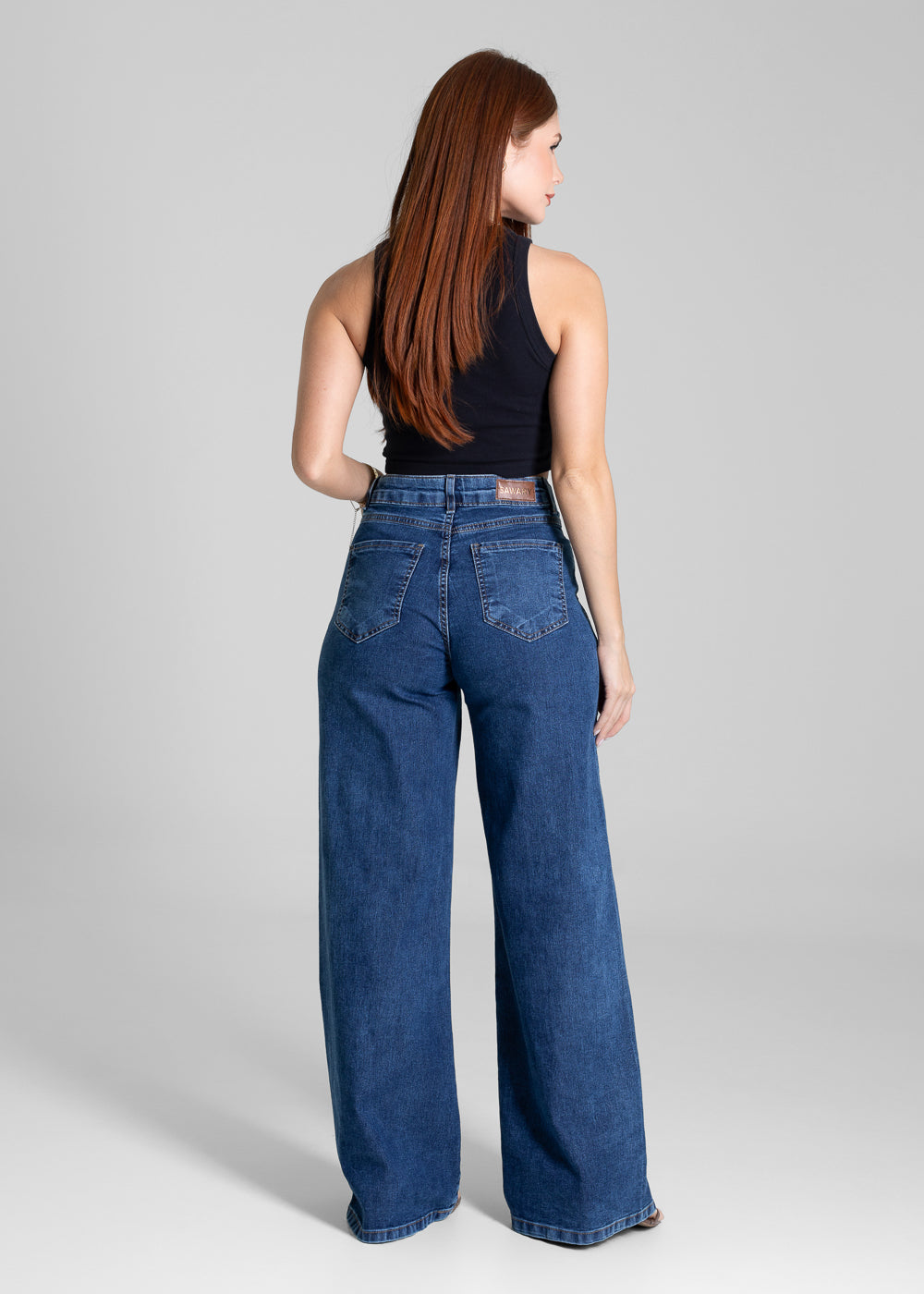 Calça Jeans Sawary Wide Leg - 281673 AZUL