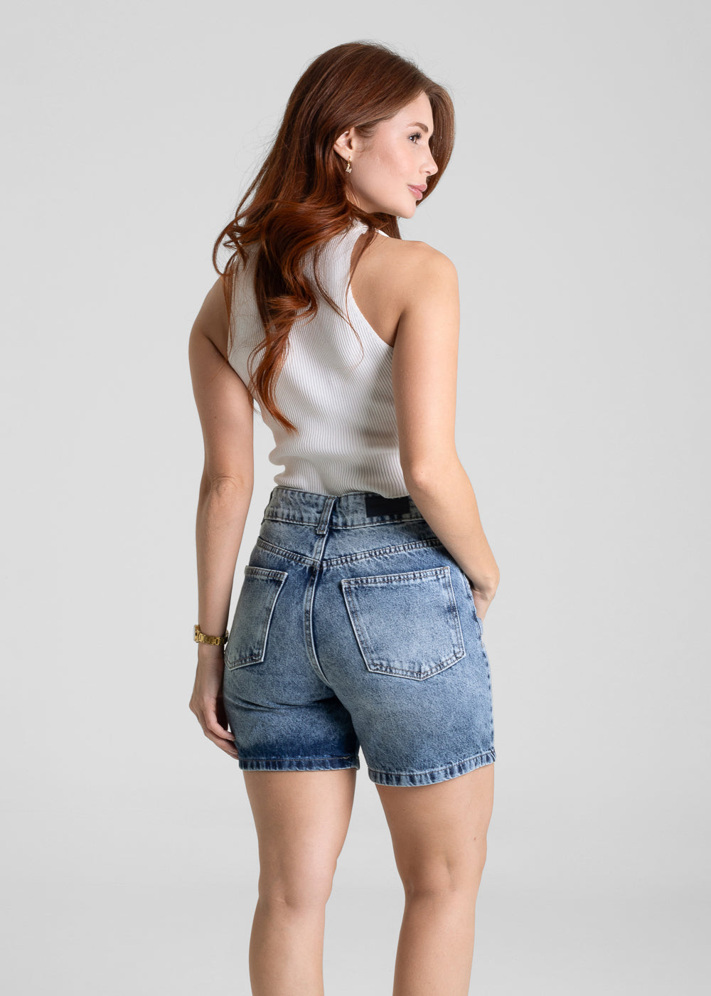 Shorts Jeans Sawary - 281682 AZUL