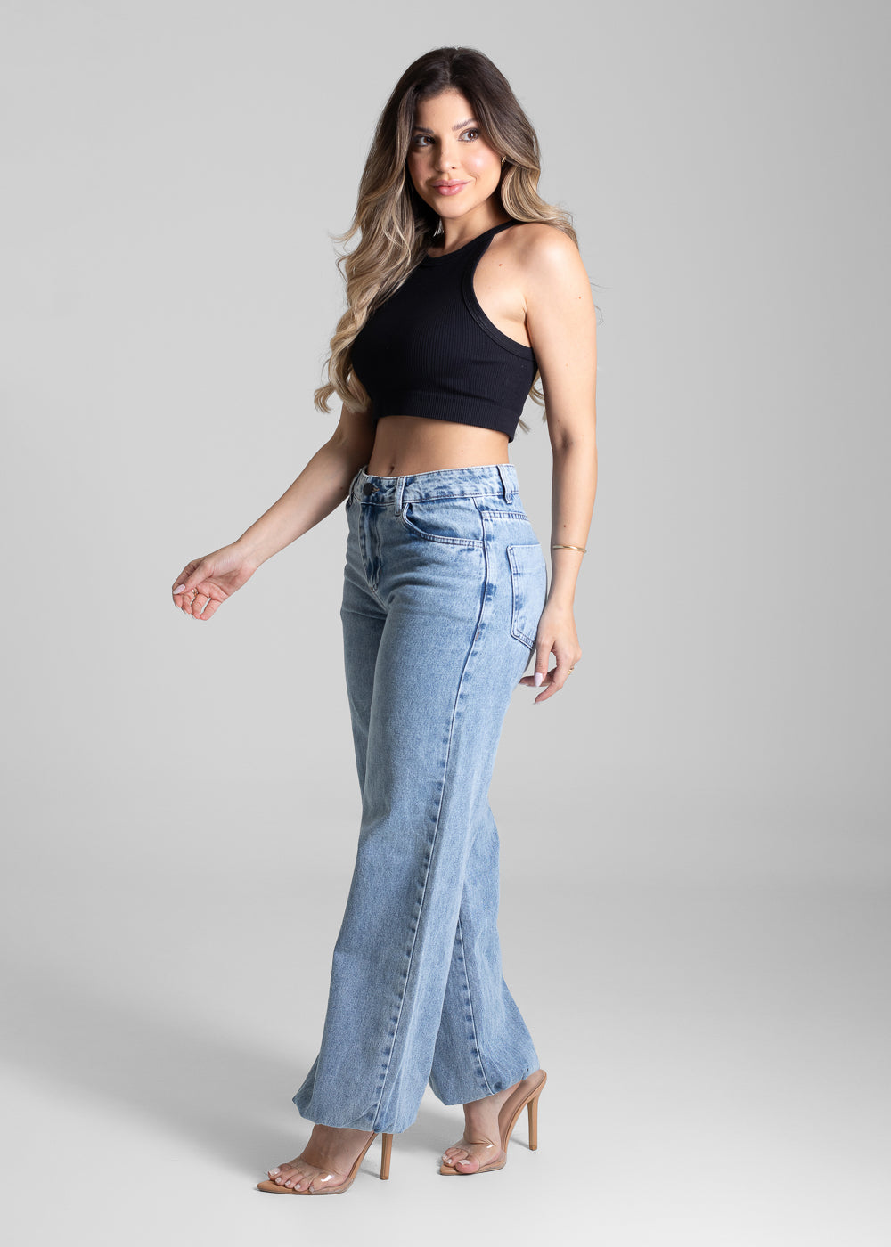 Calça Jeans Sawary Balonê - 281688 AZUL