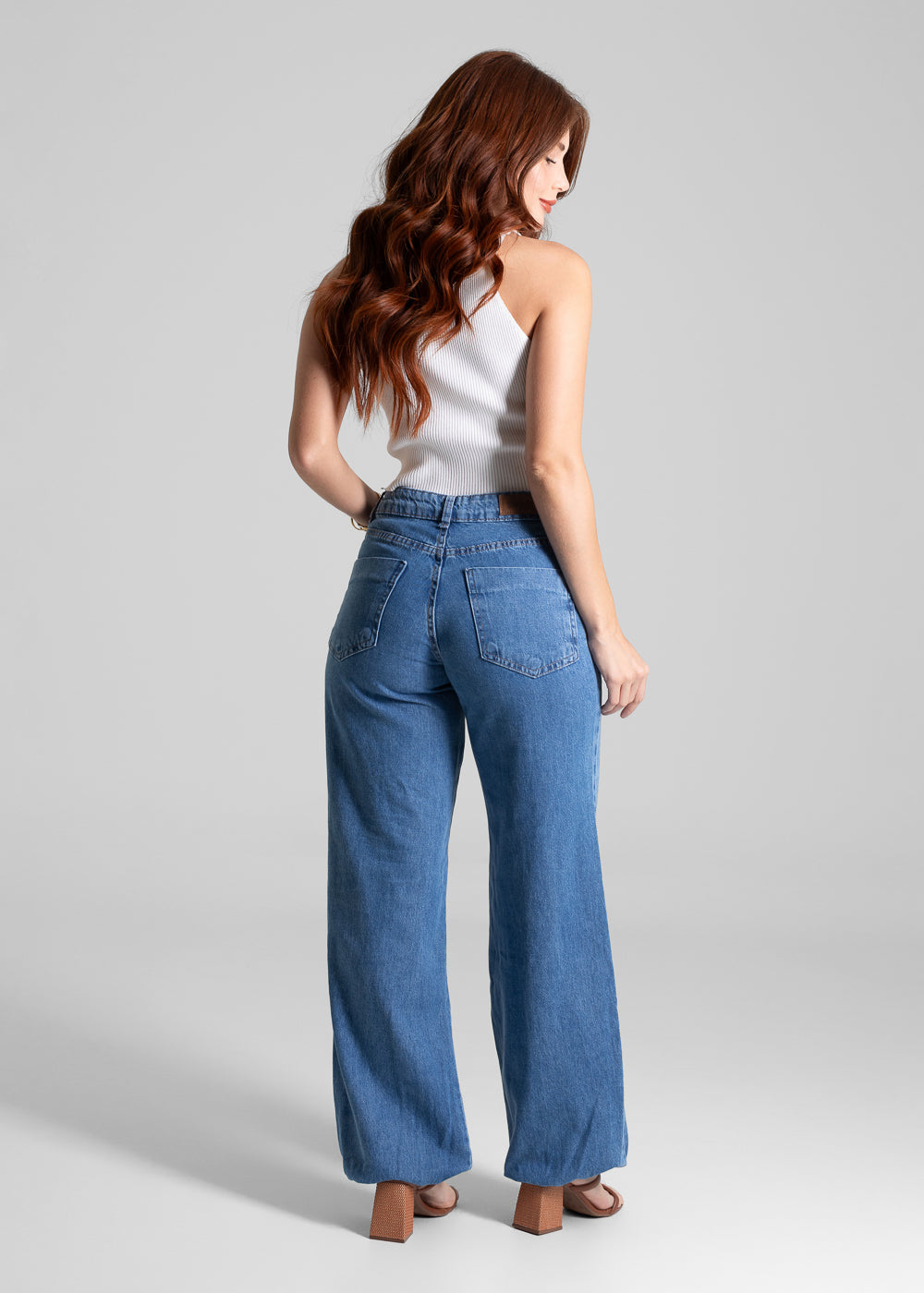 Calça Jeans Sawary Balonê - 281689 AZUL