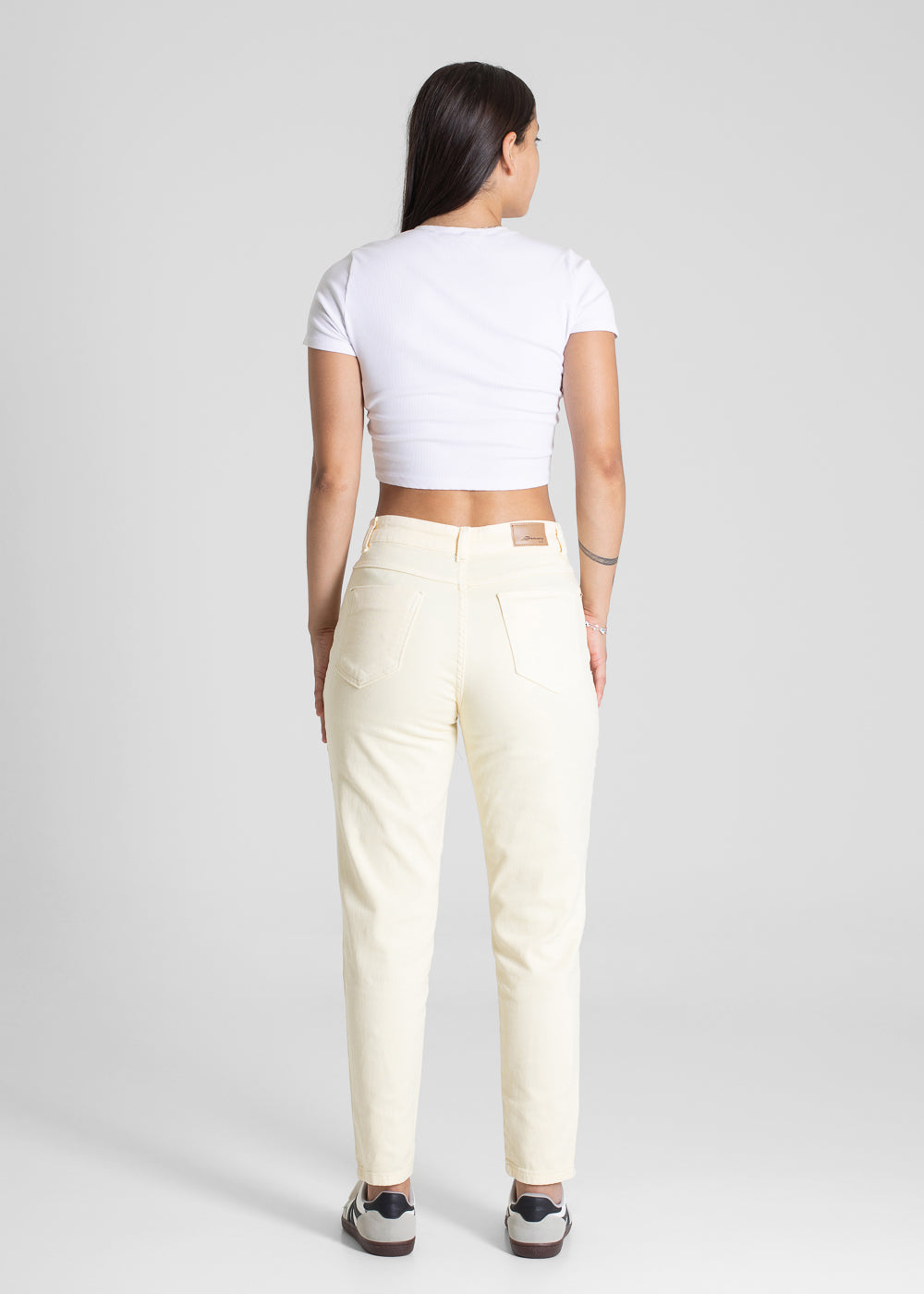 Calça Sarja Sawary Mom - 281690 AMARELO