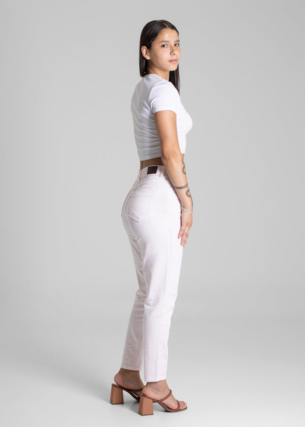 Calça Sarja Sawary Mom - 281691 ROSA