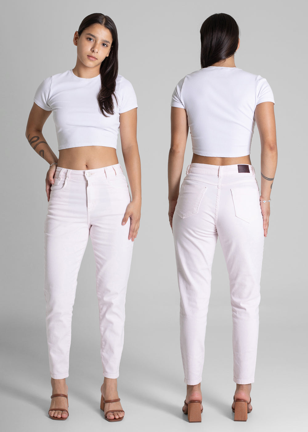 Calça Sarja Sawary Mom - 281691 ROSA