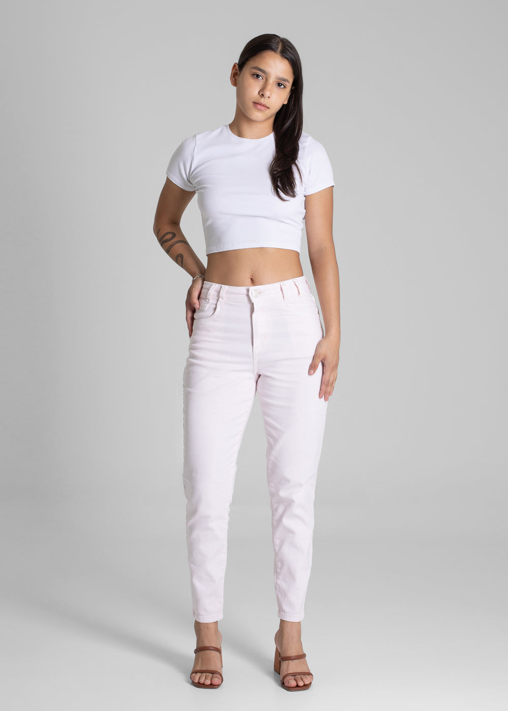 Calça Sarja Sawary Mom - 281691 ROSA