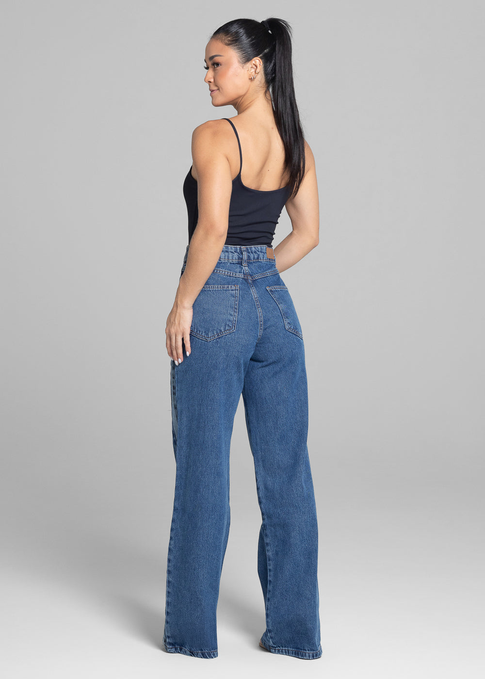 Calça Jeans Sawary Wide Leg - 281706 AZUL
