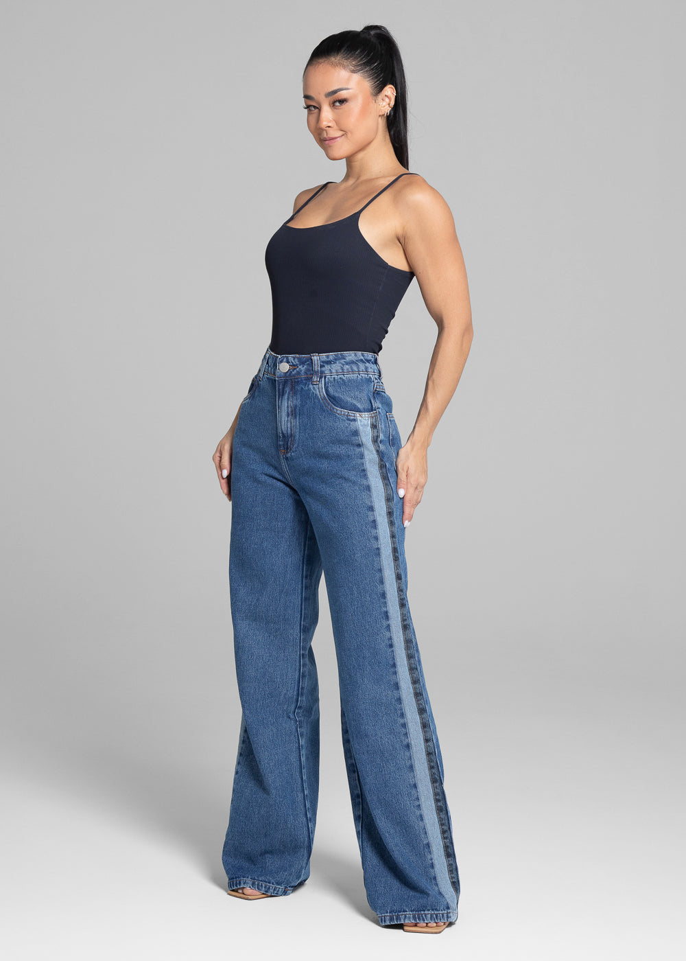 Calça Jeans Sawary Wide Leg - 281706 AZUL