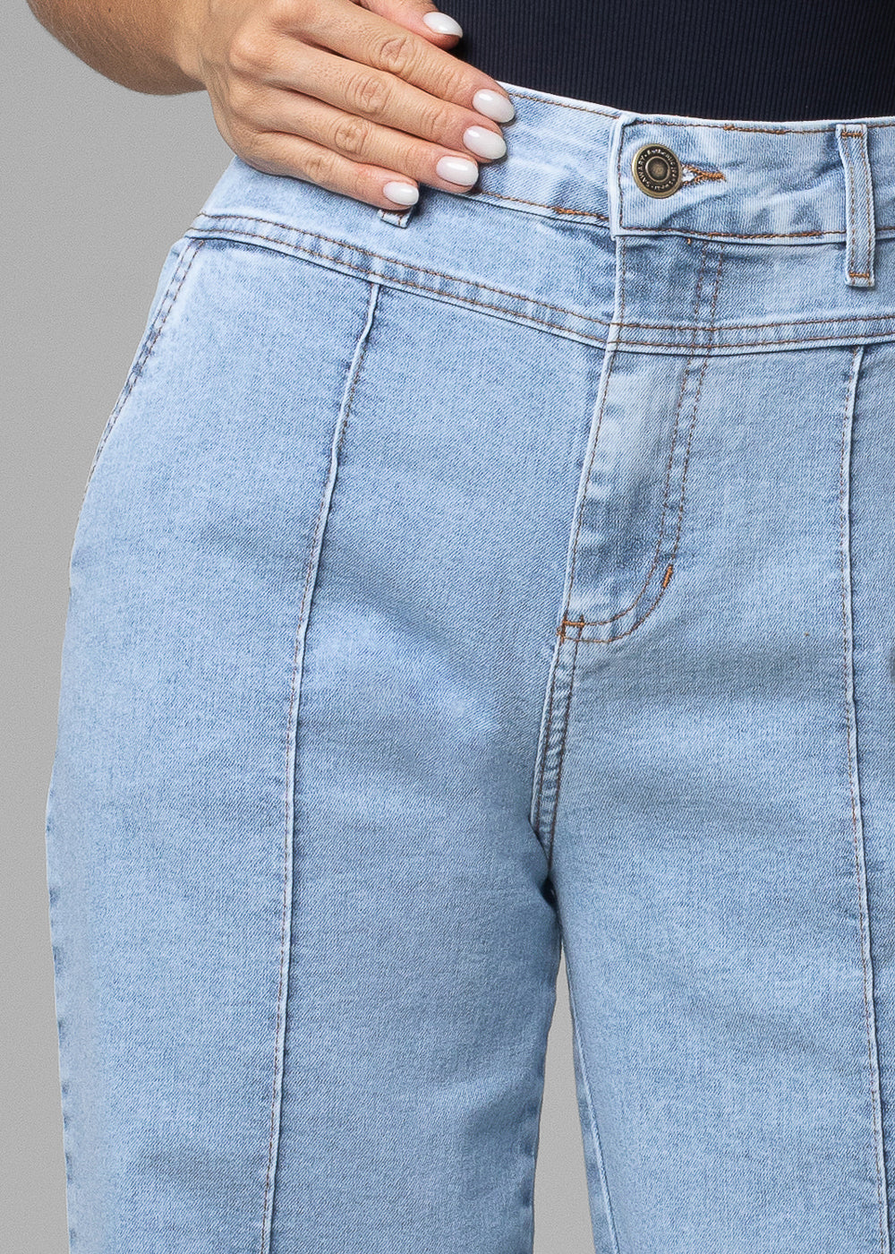 Calça Jeans Sawary Wide Leg - 281710 AZUL