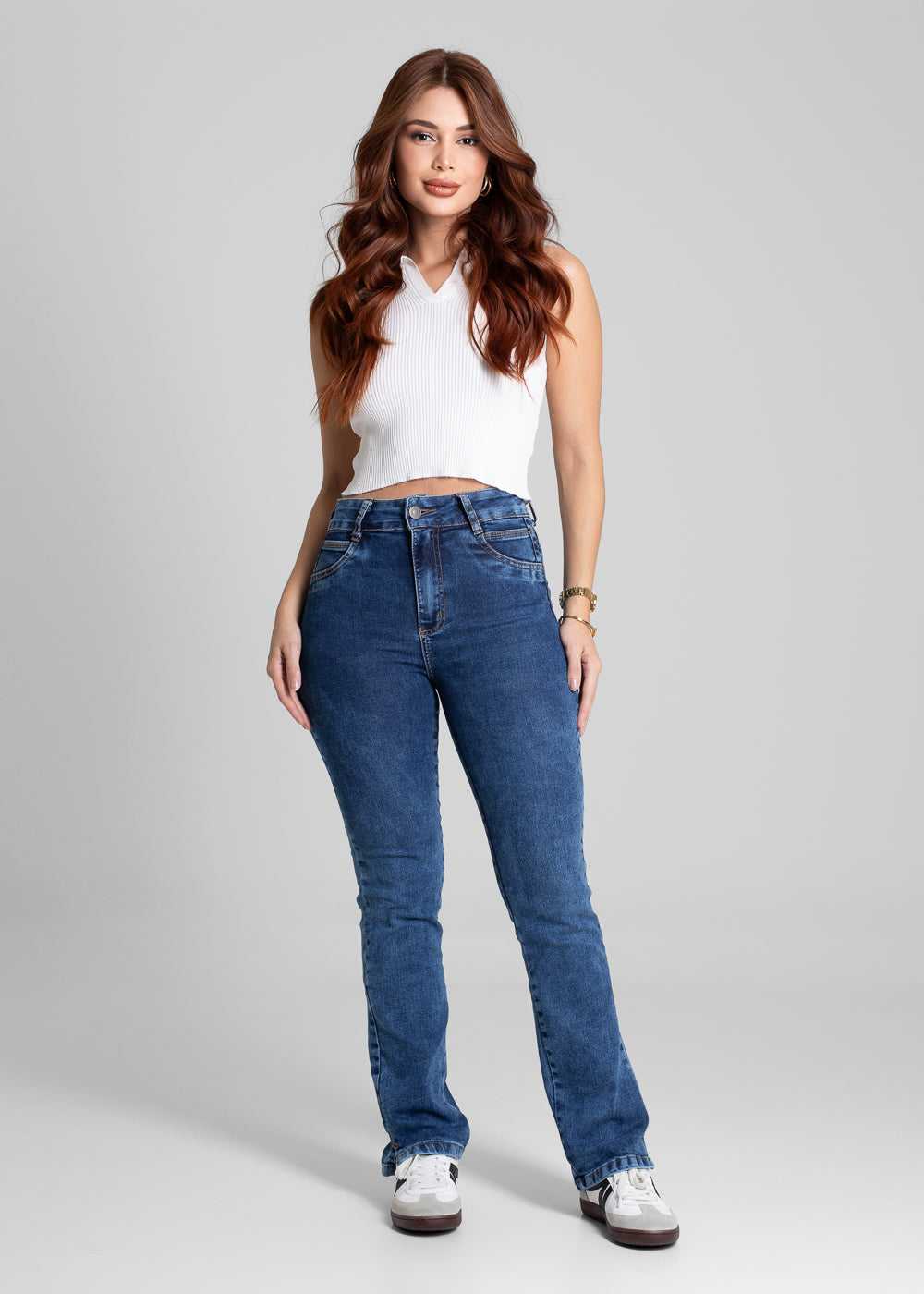 Calça Jeans Sawary Reta - 281724 AZUL