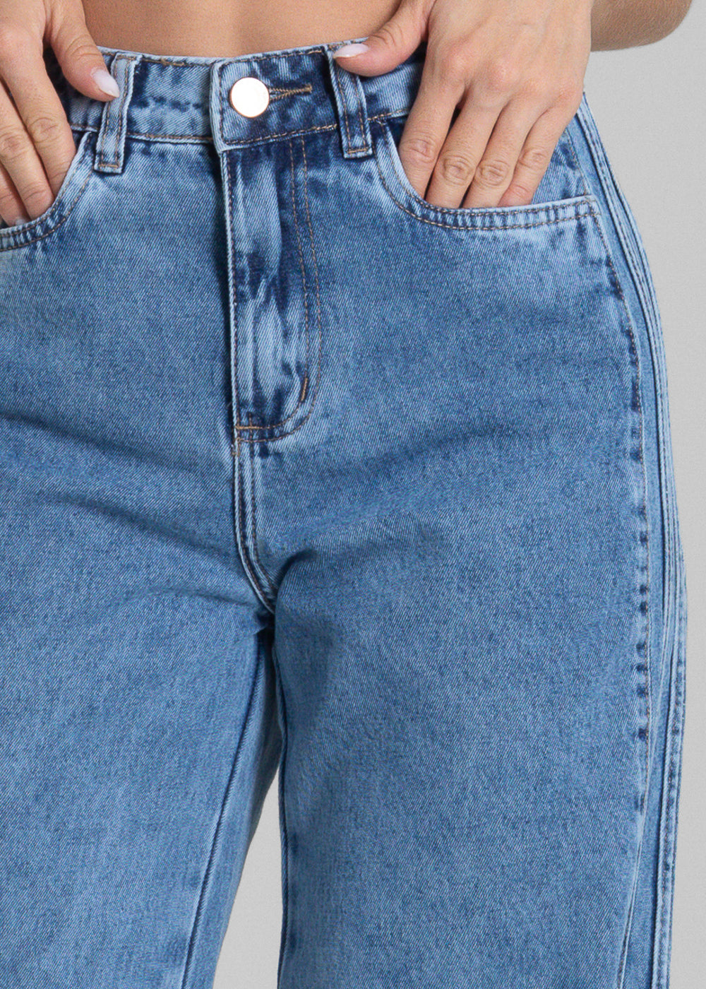 Calça Jeans Sawary Wide Leg - 281725 AZUL