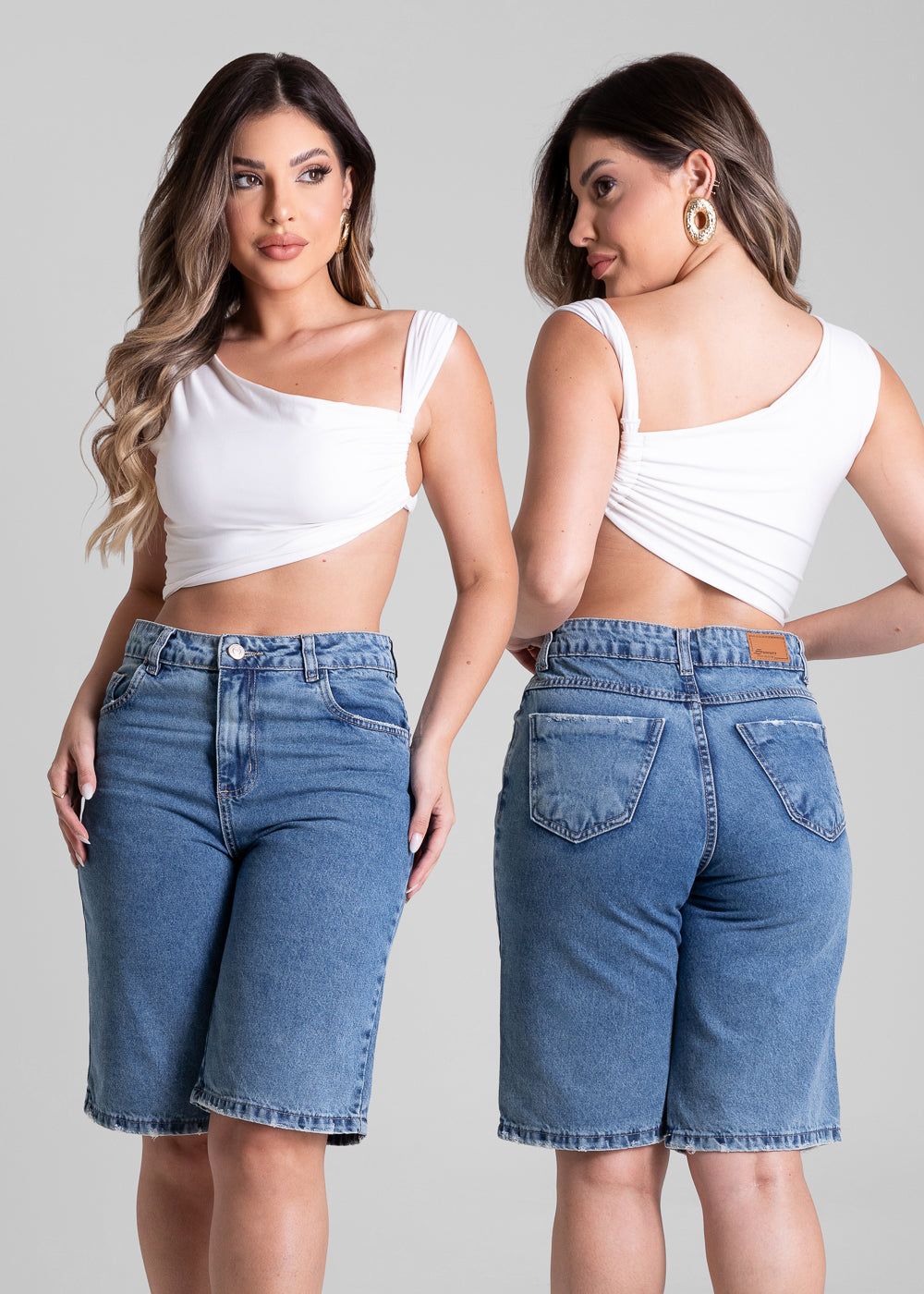 Bermuda Jeans Sawary - 281743 AZUL