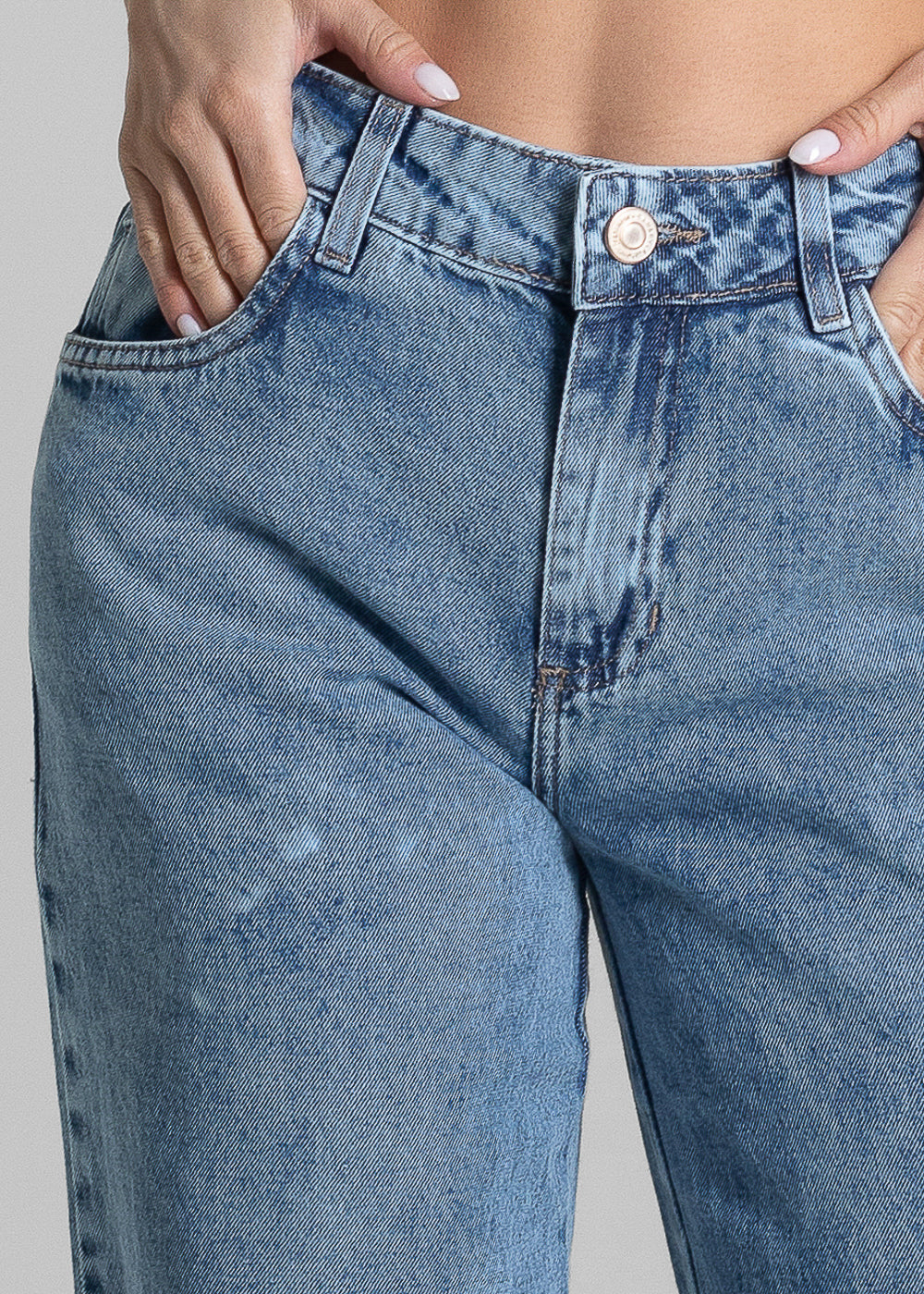 Calça Jeans Sawary Balonê - 281755 AZUL