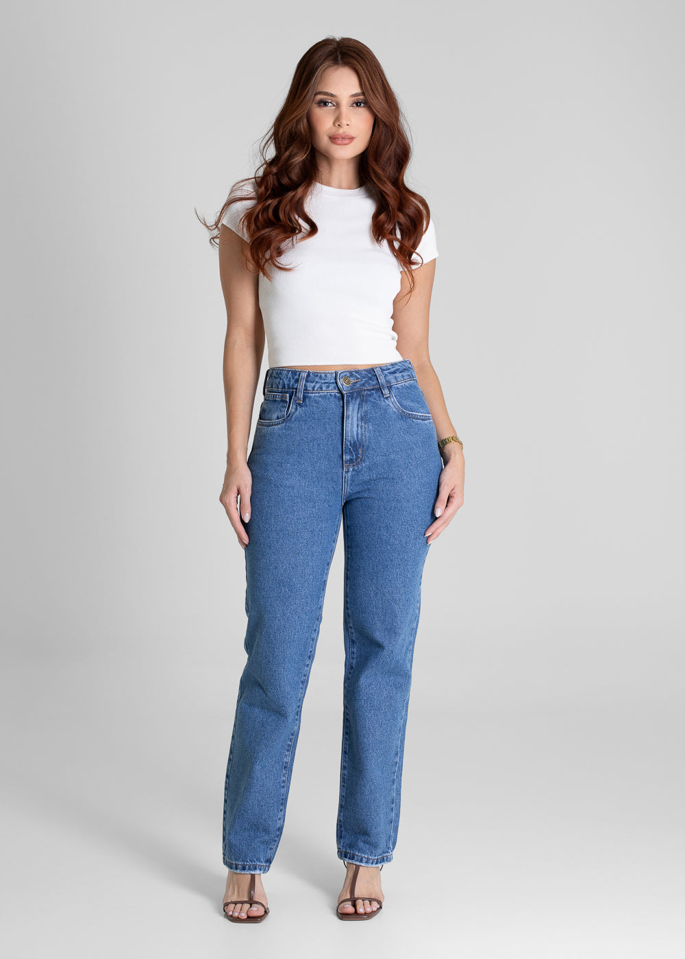 Calça Jeans Sawary Reta - 281758 AZUL