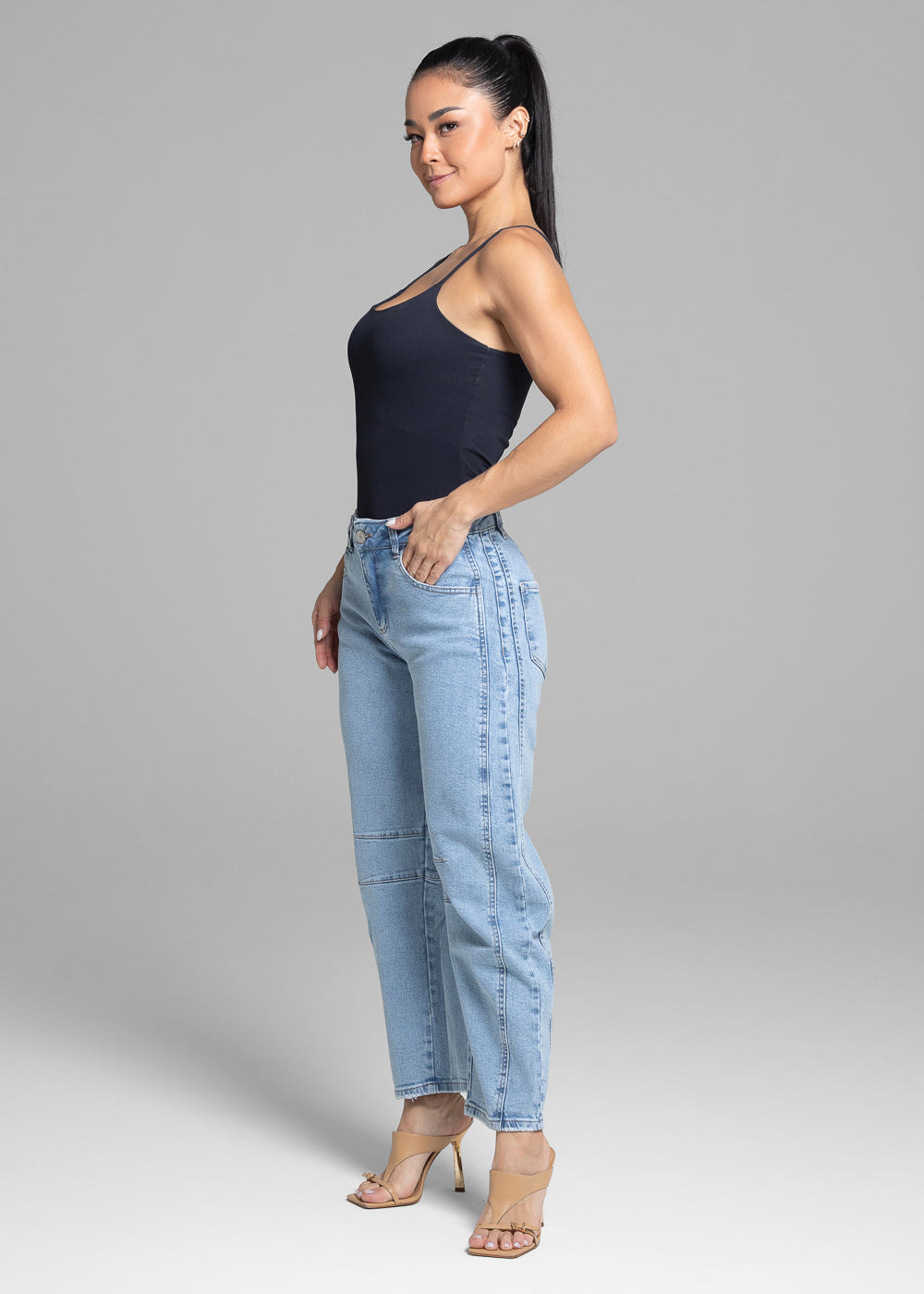 Calça Jeans Sawary Barrel - 281768 AZUL