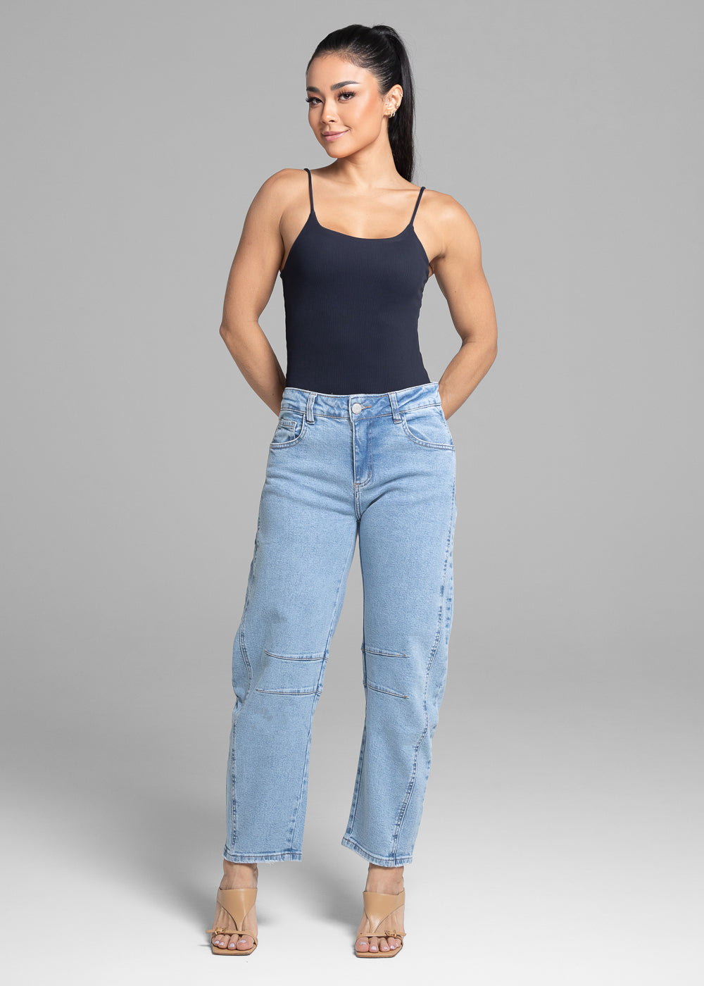 Calça Jeans Sawary Barrel - 281768 AZUL