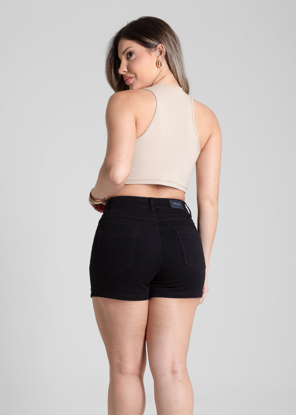 Shorts Sarja Sawary - 281770 PRETO