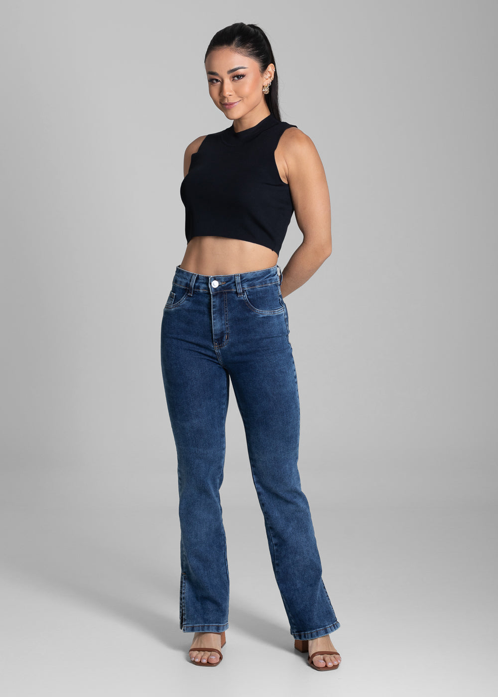 Calça Jeans Sawary Reta - 281771 AZUL