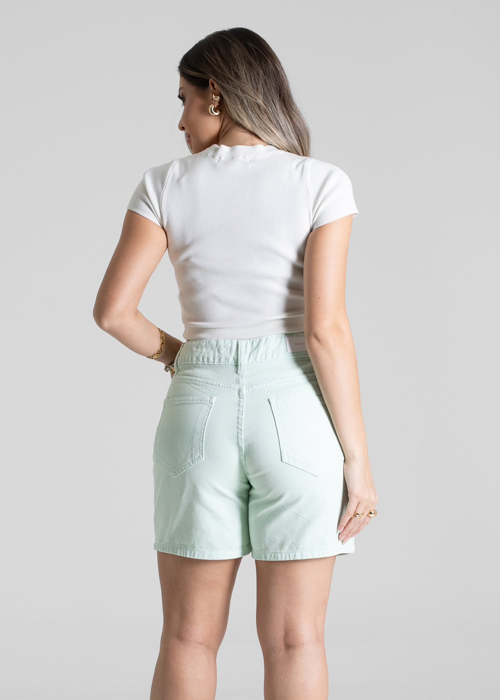 Shorts Sarja Sawary - 281773 VERDE