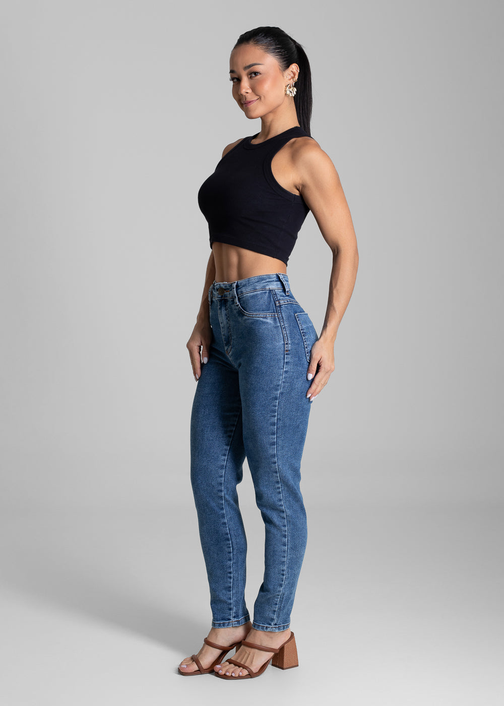 Calça Jeans Sawary Super Lipo - 281801 AZUL