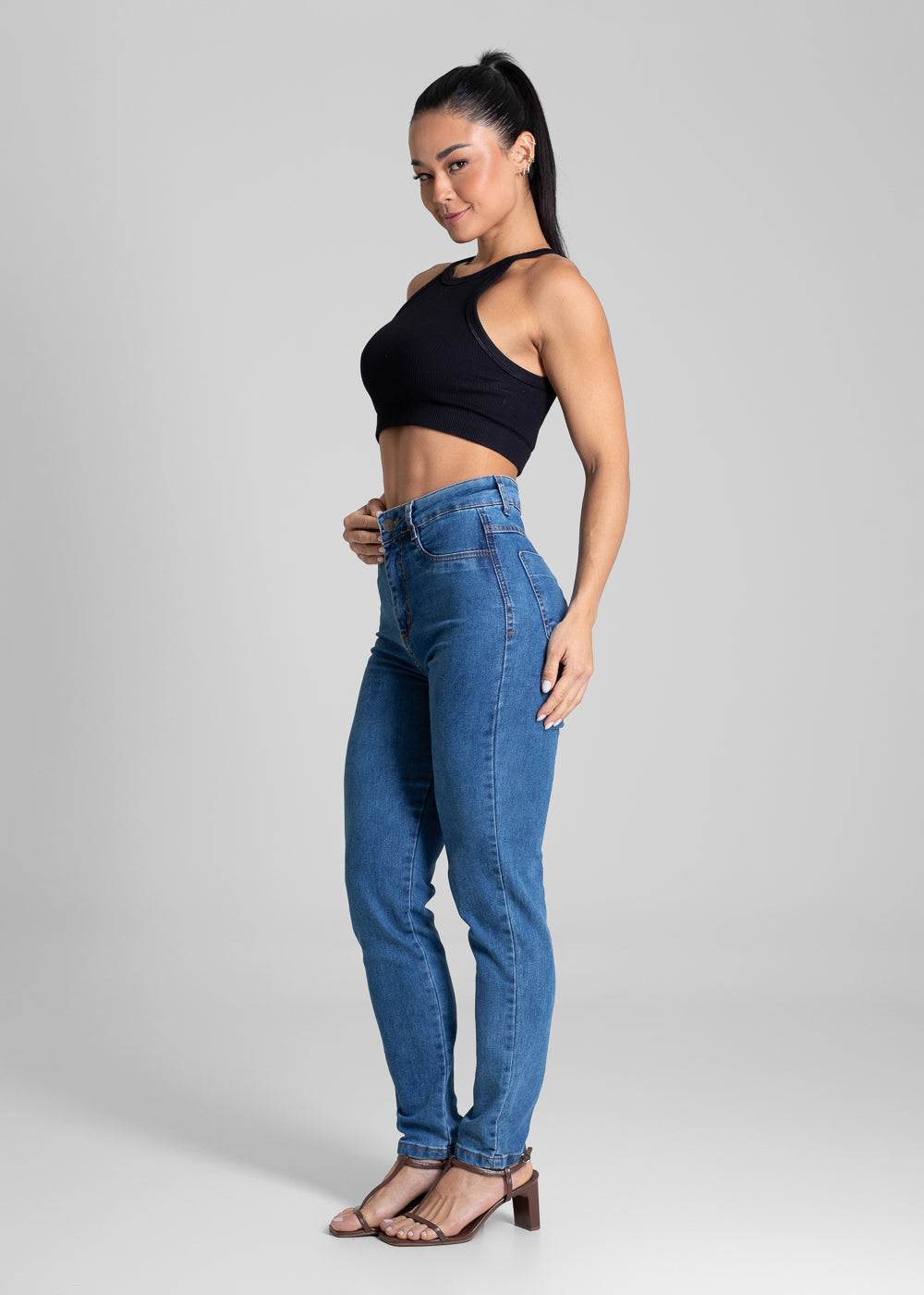 Calça Jeans Sawary Super Lipo - 281805 AZUL
