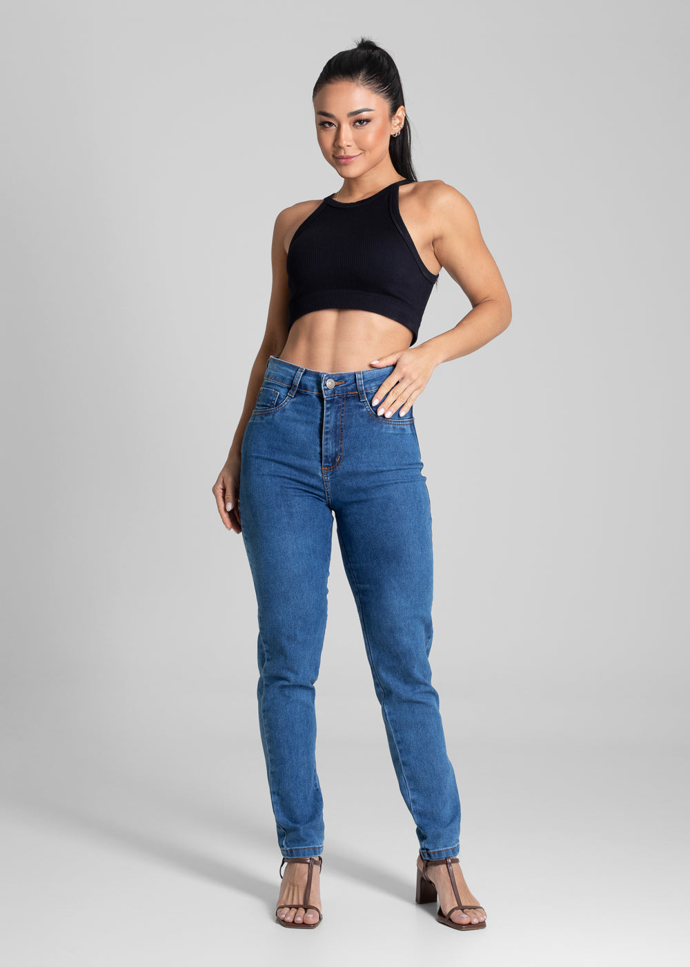 Calça Jeans Sawary Super Lipo - 281805 AZUL
