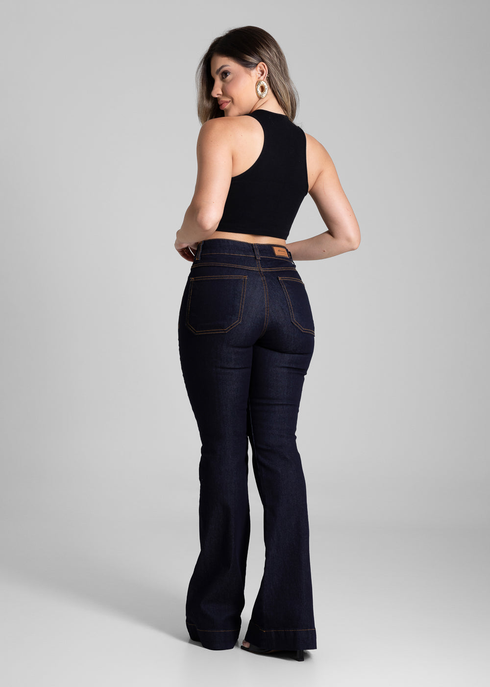 Calça Jeans Sawary Flare - 281808 AZUL