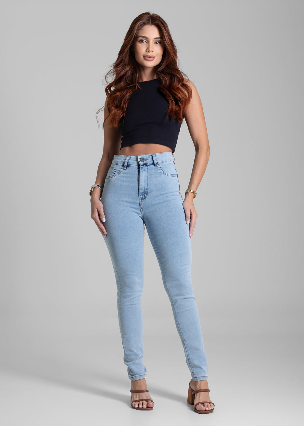 Calça Jeans Sawary Cigarrete - 281812 AZUL