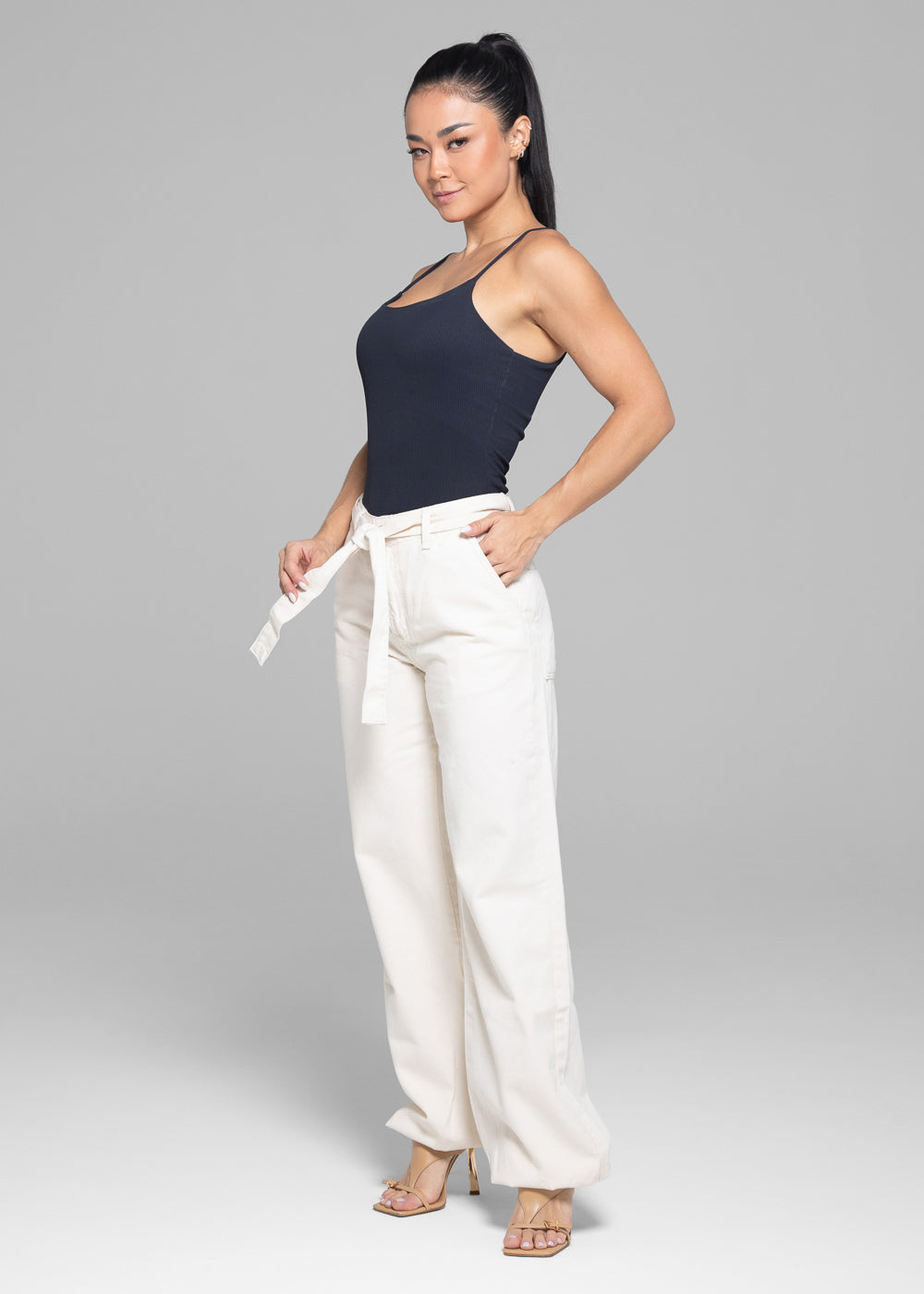 Calça Sarja Sawary Balonê - 281813 CRU