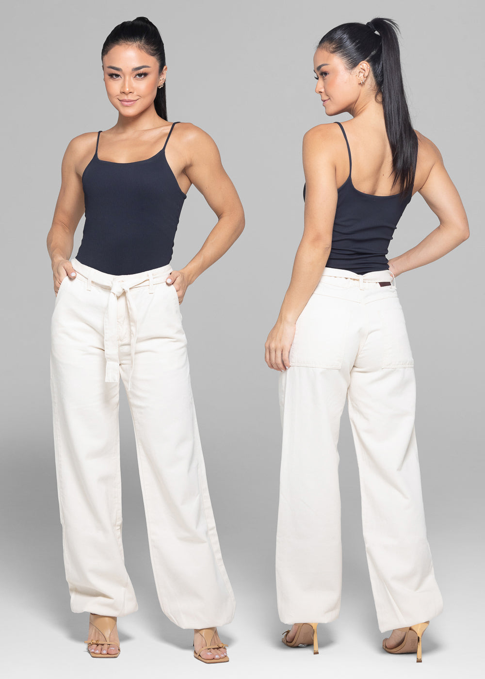 Calça Sarja Sawary Balonê - 281813 CRU