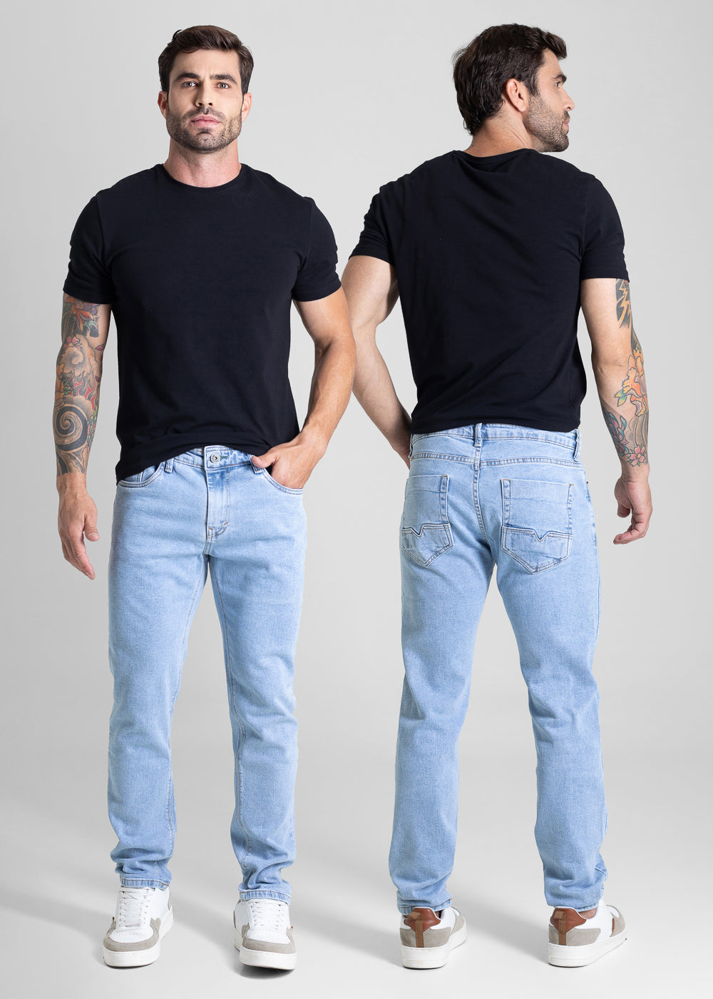 Calça Jeans Sawary Slim - 281815 AZUL