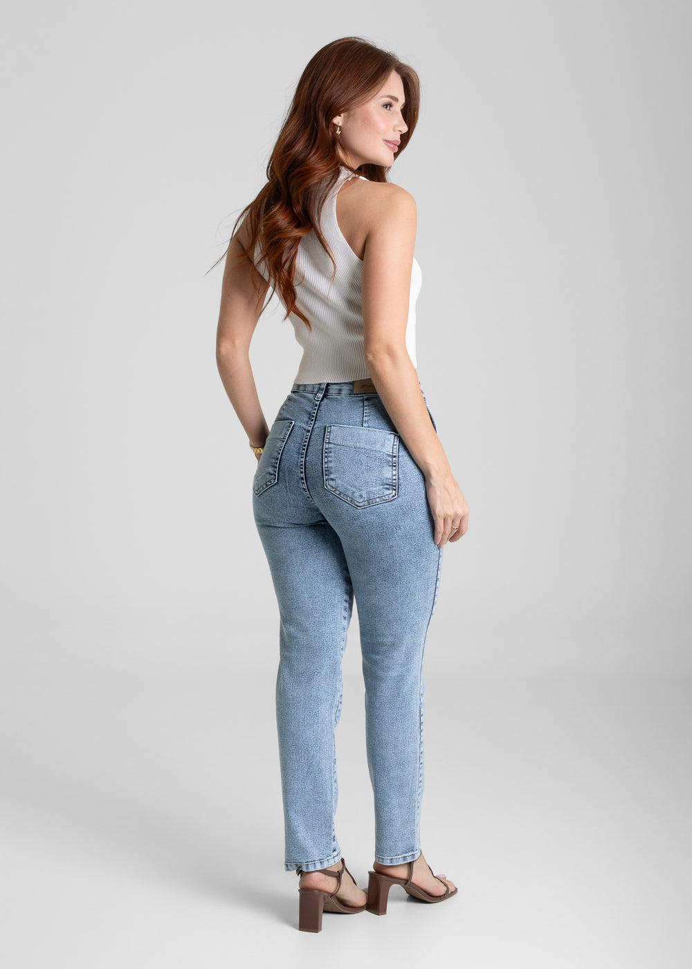 Calça Jeans Sawary Reta - 281839 AZUL