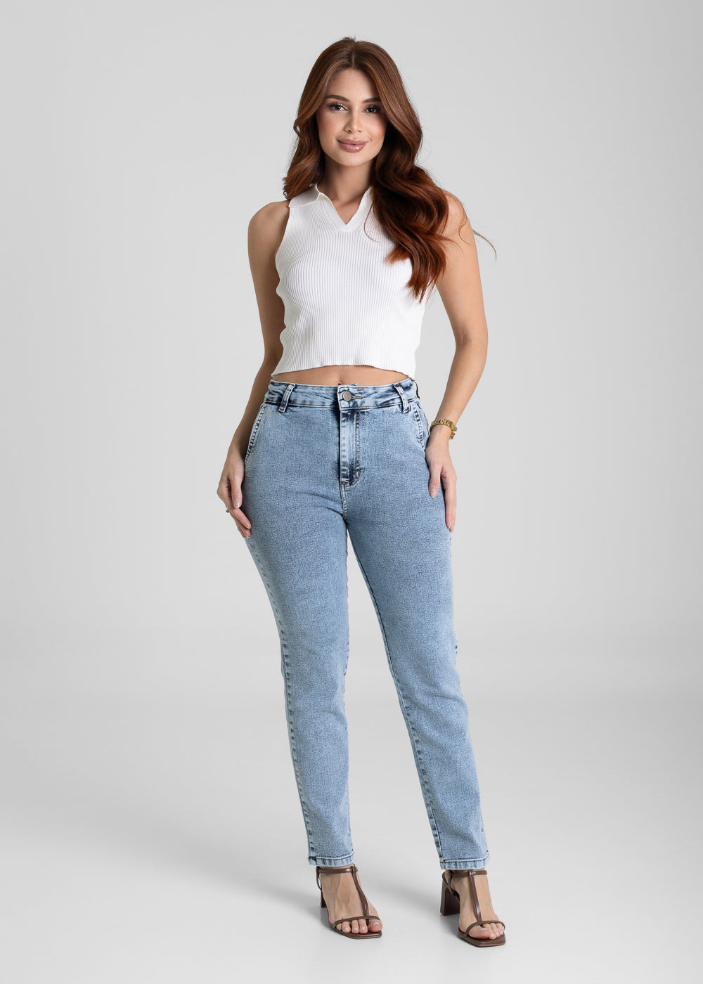 Calça Jeans Sawary Reta - 281839 AZUL