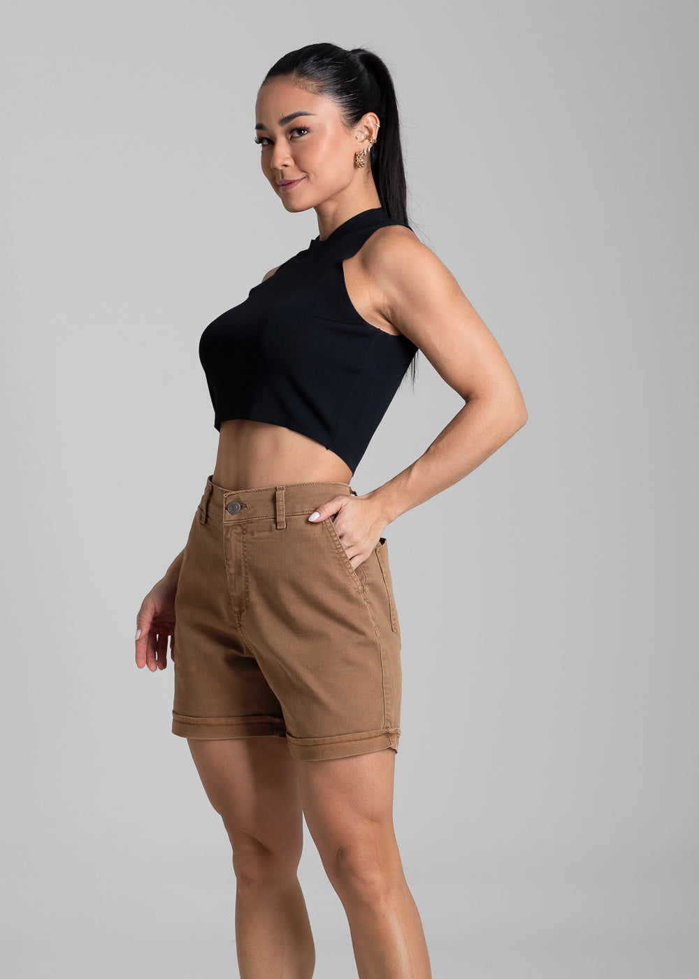 Shorts Sarja Sawary - 281843 BEGE