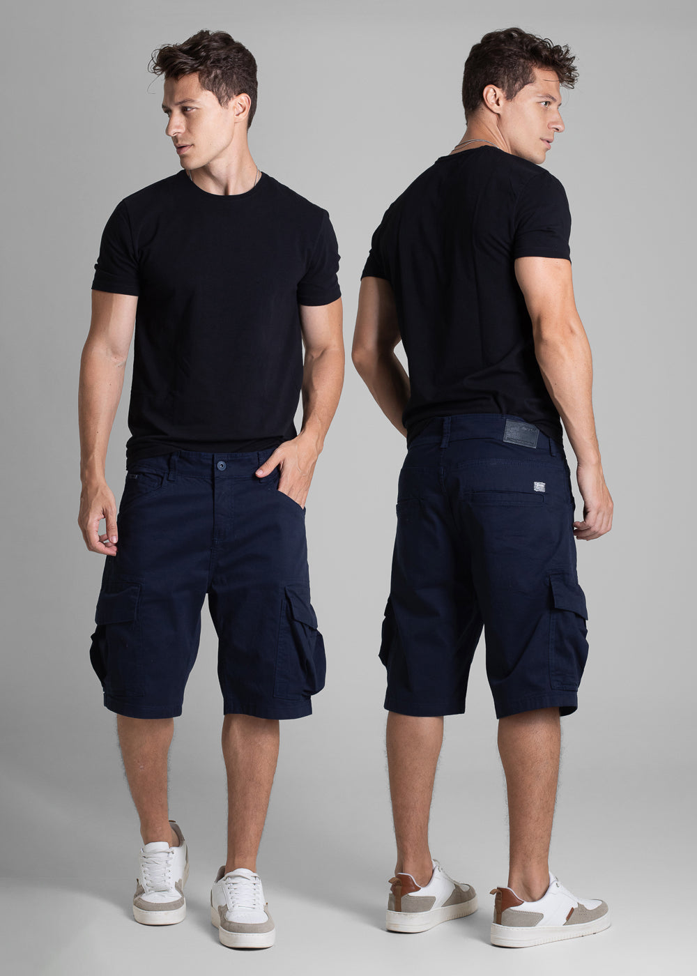 Bermuda Sarja Sawary - 281849 AZUL