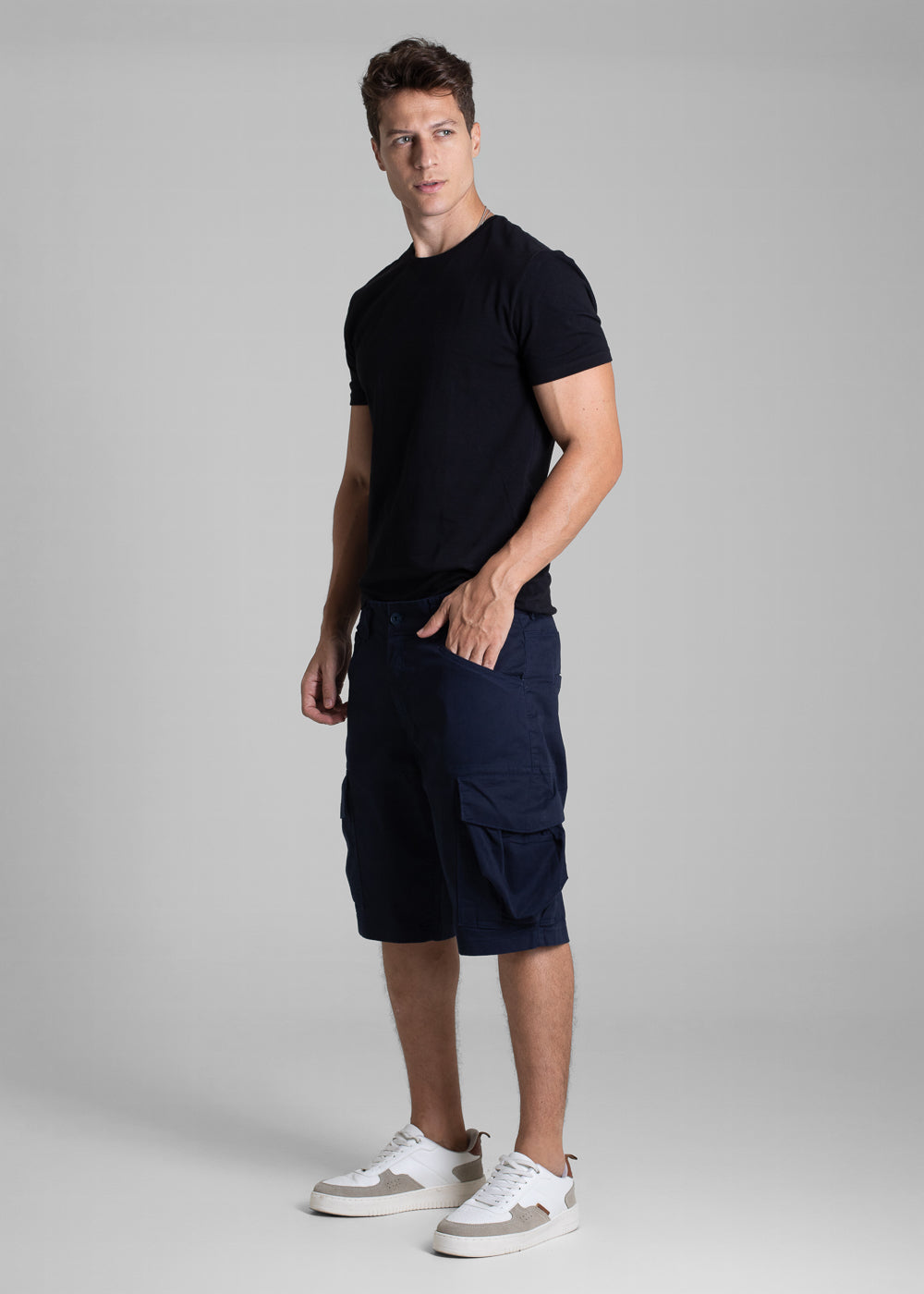 Bermuda Sarja Sawary - 281849 AZUL