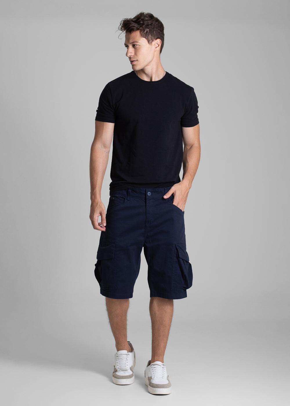 Bermuda Sarja Sawary - 281849 AZUL